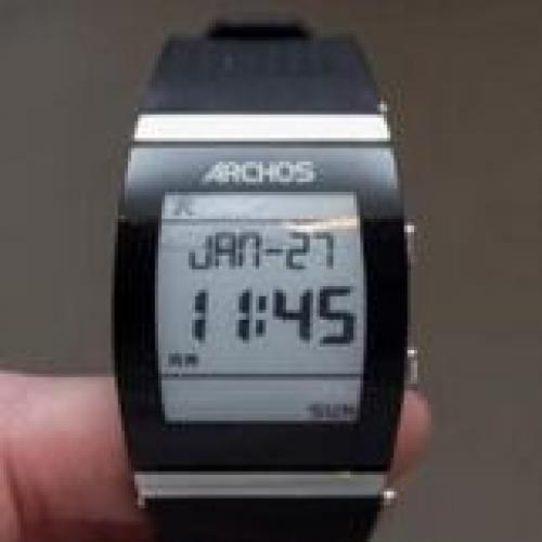 Three and a half/watch four LCD display